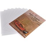 Eskiz Kağıdı/Dokulu/300Gr./10 Adet (25x35 Cm) (Tuval Kağıt) - Beyaz - Dokulu Eskiz Kağıdı