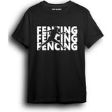 Eskrim Tişört Fencing T-Shirt FNCG5001 - 2XL - Siyah