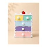 ESL Decor Pastel Çekmeceli Organizer Kutu | Kız Çocuk Odası Masaüstü Düzenleyici