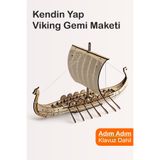 eslazerkesim Kılavuzlu Viking Gemi Maketi – Ahşap Hobi Seti