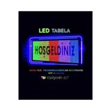 ESLED Rgb Kayan Yazı, Renkli Led Tabela 32x64 Cm Tek Yön