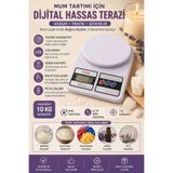 eSLeTc Hassas Tartı Dijital Mutfak Terazi 10 KG