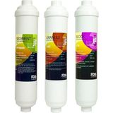 Esli Inline Kapalı Kasa Su Arıtma Cihazı Jammy Jf 3lü Filtre Seti 12 Inch