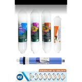 Esli Jf inline Su Arıtma Filtresi Jammy Filtre 5'li Set LG chem membran NSF FDA ONAYLI