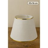 Eslight Avangart Abajur Başlığı 22CM - Beyaz - Bal