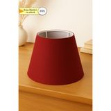 Eslight Modern Abajur Başlığı 22CM - Bordo