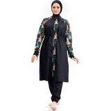 Esma Araz Design Tamtesettürlü Mayo Takımı - 00100 Siyah - 40