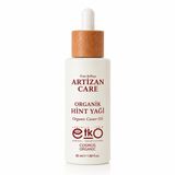 Esma Balkaya Artizan Care Organik Hint Yağı 50 ml | COSMOS Sertifikalı, Organik, Soğuk Sıkım, Hekzansız, Cam Damlalıklı Şişe | Saç, Kaş, Kirpik ve Cilt Bakımı İçin