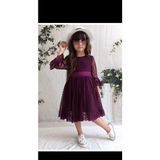 Esmaca Moda Kız Çocuk Elbise Mor - 01.Mor - 9 - 10 Yaş