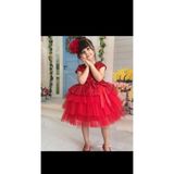 Esmaca Moda Kız Çocuk Kırmızı Abiye Elbise - 00Kırmızı - 3