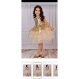 Esmaca Moda Kız Çocuk Sarı Abiye Elbise - 00Sarı - 2 Yaş