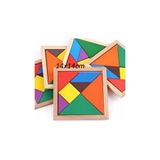 Esmay Ahşap Kare Tangram Zeka Oyunu Renkli 7 Parça 14x14cm gnsRKFaz2991