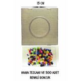 Esmay Hama Boncuğu Seti (Tezgâh+Cımbız+ 5Mm 500 Lü Boncuk)