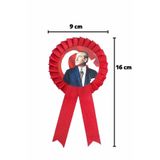 Esmay Kurdele Rozet Atatürk 10 Adet