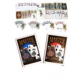 Esmay Plastik İskambil Oyun Kağıdı 1.Sınıf Kalite Kem Oyun Kağıdı İKİ DESTE 104+4 Joker Kırmızı Mavi gnsRKFaz935