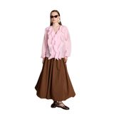 Esmee Fırfırlı Bluz Pembe