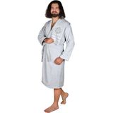 Esmen Bornoz Seti Ikili - Açık Gri - L - XL