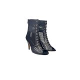 ESMERALDA'S LEGGINGS SİYAH ÖRGÜ HIGH HEELS DANS AYAKKABISI