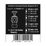 Esmo Home 05008884001 Kraftform Kompakt Stubby Magazin Ra 2, Cırcırlı Kısa Tornavida, Uç Hazneli, 6 Parça - Ahşap - Option-1