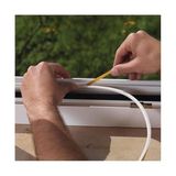 Esmo Home 10 Metre Kapı Pencere Yalıtım Bandı Seti, 5 Mt, 35 mm Silikon Conta ve 5 mt D Tipi Rüzgar ve Isı Yalıtım Şeridi, Kendinden Yapışkanlı, Soğuk ve Haşere Önleyici, Beyaz 2’li Set - 100 cm