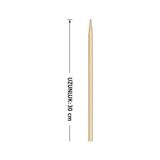 Esmo Home 100 Adet Ahşap Şiş 30 cm – Ince Bambu Çöp Şiş | Mangal, Izgara ve Sunum Şişi - 1BW-Beyaz