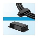 Esmo Home 12 Adet Kablo Düzenleyici Klips – Güçlü Kendinden Yapışkanlı Kablo Tutucu – Masa Altı - Masa Üstü ve Duvar Kablo Yönetimi – Usb, Şarj, Hdmı, Ethernet Kablosu ve Ofis Kabloları Için Uygun 12’li Set - Option-1 - 0 - Siyah