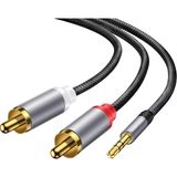 Esmo Home 3.5mm Aux To Rca Hi-Fi Ses Kablosu 50 cm - Option-1