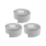 Esmo Home 3 Adet- 3.2m x 38 mm Su Sızdırmaz Banyo Mutfak Lavabo Küvet Izolasyon Şerit (Gri) - Option-1 - 0 - Siyah - 1 Adet