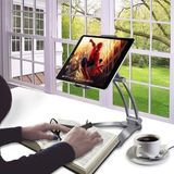 Esmo Home 360 Derece Dönebilen Mutfak Masaüstü Telefon Tablet Tutucu Ayarlanabilir Esnek Ayaklı Metal Gövdeli - Option-1 - 001-Renkli