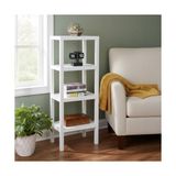 Esmo Home 4 Katlı Köşe Rafı | Banyo, Mutfak ve Kiler Için Yer Tasarruflu Organizer | Çok Amaçlı Plastik Raf | 4 Farklı Renk Seçeneği (38X29X100CM) (Beyaz) - Option-1 - Adaçayı Yeşili