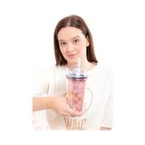 Esmo Home 450 ml Polikarbon Planet Astronot Figürlü Dürbün Pipetli Bardak 20 10 cm - Option-1 - 0 - Siyah