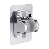 Esmo Home 5 Fonksiyonlu Yüksek Basınçlı Duş Başlığı Yapışkanlı Mafsal Hortum Duş Seti, Siyah, 150 cm (Chrome) - 1 lt