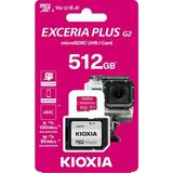 Esmo Home 512GB Exceria Plus G2 Micro Sdxc 4K 100/90MB/SN Hafıza Kartı (Sd Adaptörlü) - Option-1