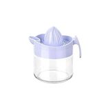 Esmo Home 5dm-Narenciye Sıkacağı Cam Kavanozlu Limon Sıkacağı 300 ml - 1BW-Beyaz