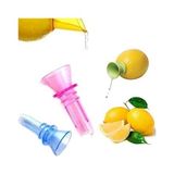 Esmo Home 5dm-Pratik Kolay Özel Hazneli Kapaklı Limon Mandalina Sıkma Aparatı - 1BW-Beyaz