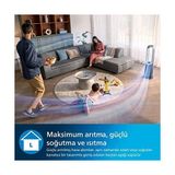 Esmo Home 8000 Serisi 3'ü 1 Arada Hava Temizleyici - Fan, Isıtıcı, Hepa Filtre,%99,97 Alerjen Giderimi, Air+ Uygulama, Alexa Uyumlu, Gri (AMF870/15) - 100 cm