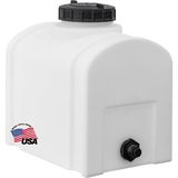 Esmo Home 82123879 Kubbeli Polietilen Rezervuar Su Tankı, Çiftçilik Inşaatı ve Daha Fazlası, 20,5 Litre, Sele - Option-1