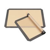 Esmo Home A1 Fırınlanabilir Kendinden Yağlı Silikon Pişirme Matı, Profesyonel Silpat Yanmaz Yapışmaz Yıkanabilir Silikon Pişirme Matı 30CMX40CM - Option-1 - 001-Renkli