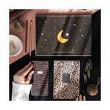 Esmo Home A4 Haftalık ve Günlük 3’lü Masaüstü Süresiz Planlayıcı Set – Leopar - -- - Option-1