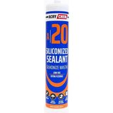 Esmo Home Acry Chem A20 Silikonize Mastik – 500 G | Yüksek Esnek, Suya Dayanıklı, Çatlak ve Derz Dolgu Macunu - Option-1 - 0 - Siyah - 1 Adet