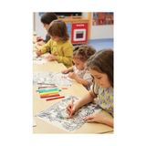 Esmo Home Akademi Çocuk Mat - 30X40CM - Yeni - 1BW-Beyaz - 0,60 x 19 x 29 cm