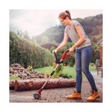 Esmo Home Akülü Derz Temizleme Makinesi Gc-Cc 18 Li Kit Power X- (18 V, Ayarlanabilir Teleskopik Tutamak, Fırçalar, 2,0 Ah Akü ve Şarj Cihazı) - (ClearEyelets)Black-RadiantOrchid