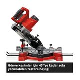 Esmo Home Akülü Gönye Testere Te-Ms 18/8 Li-Solo Power X- (18 V, Ø 216 Karbür Uçlu Bıçak, Eğilebilir Testere Başlığı, Döner Tabla, Aküsüz) - Option-1