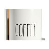 Esmo Home Amberhaus 3'lü Bambu Kapaklı Seramik Kavanoz Seti - Vakumlu Çay Şeker Kahve Saklama Kabı - Coffee Sugar Tea Yazılı Beyaz Baharatlık (700 Ml) - 0 Siyah - Option-1