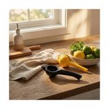 Esmo Home Amberhaus Pratik Metal Limon Sıkacağı | Ergonomik Narenciye Sıkacağı (Sarı) - 1BW-Beyaz