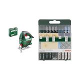 Esmo Home And Pst 650 Elektrikli Dekupaj Testreresi (Taşıma Çantasında) & 10 Parça Dekupaj Testere Seti - Ahşap - Option-1
