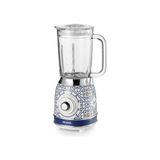 Esmo Home Ariete Capri Cam Smoothie Blender 0583/0C - 1000 Watt, 1,5 Litre Kapasiteli Cam Sürahi, Buz Kırma Fonksiyonu, 4 Paslanmaz Çelik Bıçak, Ani Parçalama Fonksiyonu - Ahşap