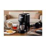 Esmo Home Ariete Çok Fonksiyonlu 4in1 Espresso Makinesi, Nespresso, Dolce Gusto, Pod ve Öğütülmüş Kahve Uyumlu Siyah 1304/11 - Option-1