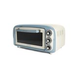 Esmo Home Ariete Vintage Fırın Mavi 0979/05 - Pizza Fırını, 1380 Watt, 18 Litre Kapasite, 3 Pişirme Fonksiyonu, Paslanmaz Çelik Hazne, 60 Dakika Zamanlayıcı, Çift Cam, 230°C Ye Kadar Sıcaklık, Kolay Temizleme - 000-Siyah