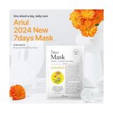 Esmo Home Ariul 7 Days Mask Calendula P - Besleyici, Nemlendirici & Onarıcı Vegan Kağıt Maske - Option-1